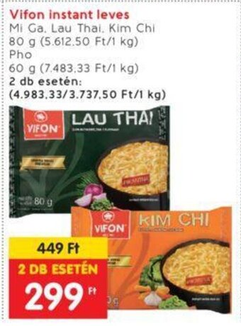 Vifon instant leves 80 / 60 g