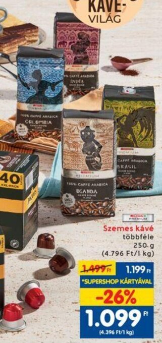 Interspar Szemes kávé 250 g ajánlat