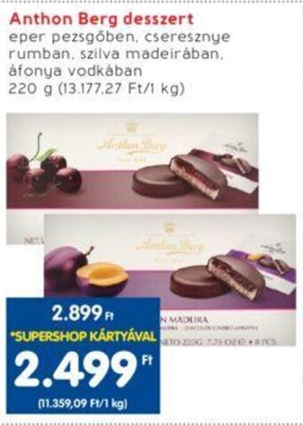 Interspar Anthon Berg desszert 220 g ajánlat