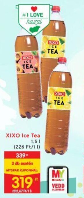 Interspar XIXO Ice Tea 1,5 l ajánlat