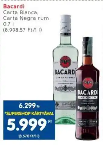 Bacardi 0,7 l