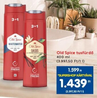 Interspar Old Spice tusfürdő 400 ml ajánlat