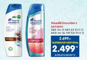 Head&Shoulders sampon 360 / 400 ml