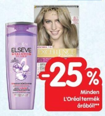 Interspar Minden L'Oréal termék árából! ajánlat
