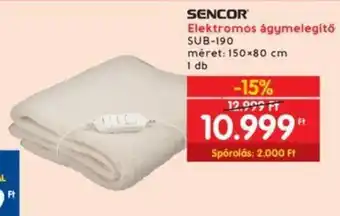Interspar SENCOR Elektromos ágymelegítő 1 db ajánlat