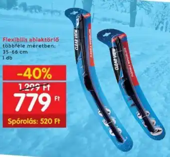 Flexibilis ablaktörlő 1 db