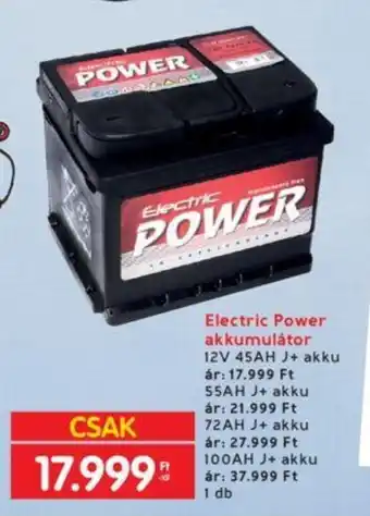 Electric Power akkumulátor 1 db