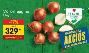 Interspar Vöröshagyma 1 kg ajánlat