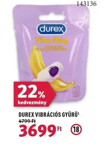 Rossmann DUREX VIBRÁCIÓS GYŰRŰ 1 db ajánlat