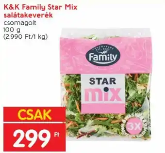 K&K Family Star Mix salátakeverék 100 g