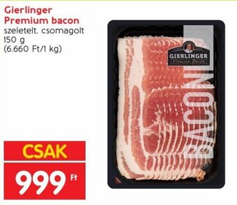Spar Gierlinger Premium bacon 150 g ajánlat