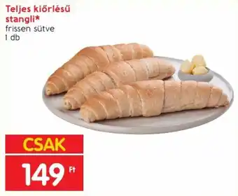 Teljes kiőrlésű stangli 1 db