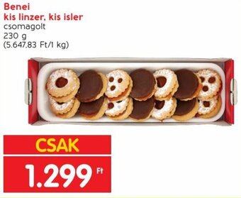 Spar Benei kis linzer, kis isler 230 g ajánlat