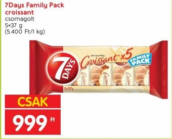 Spar 7Days Family Pack croissant 5 x 37 g ajánlat