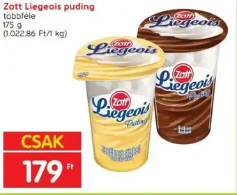 Spar Zott Liegeois puding 175 g ajánlat