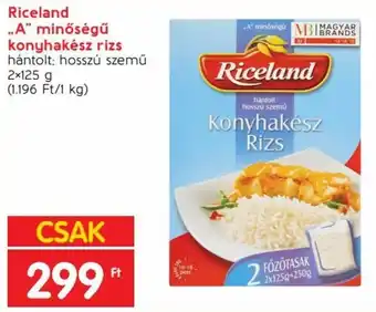 Riceland „A" minőségű konyhakész rizs 2 x 125 g