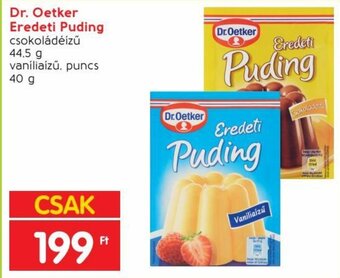Spar d Dr. Oetker Eredeti Puding 44,5 / 40 g ajánlat