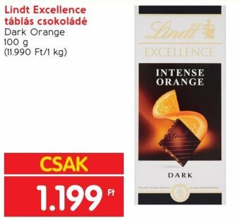 Lindt Excellence táblás csokoládé 100 g