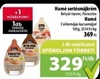 Coop Hamé sertésmájkrém 105g ajánlat