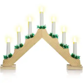 Retlux rxl 234 világító gyertyatartó, 7led, meleg fehér