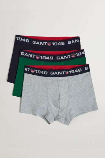 Alsónemű gant boy's trunk 3-pack szürke