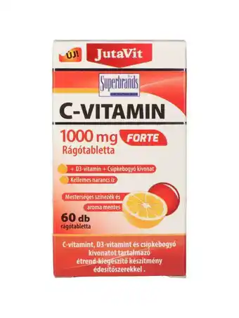 Rossmann Jutavit c-vitamin forte 1000 mg étrend-kiegészítő rágótabletta - 60 db ajánlat