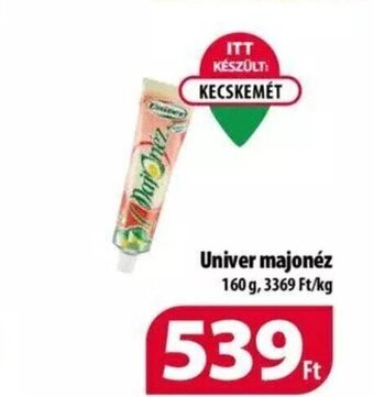 Coop Univer majonéz 160 g ajánlat