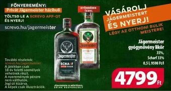 Coop Jägermeister gyógynövény likőr 0,5l ajánlat