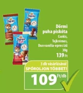 Dörmi puha piskóta 30g