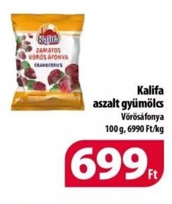 Coop Kalifa aszalt gyümölcs 100 g ajánlat