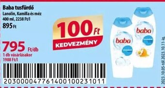 Coop Baba tusfürdő 400 ml ajánlat