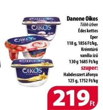 Coop Danone Oikos 118 - 130 g ajánlat