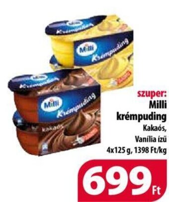 Coop Milli krémpuding 4 x 125 g ajánlat