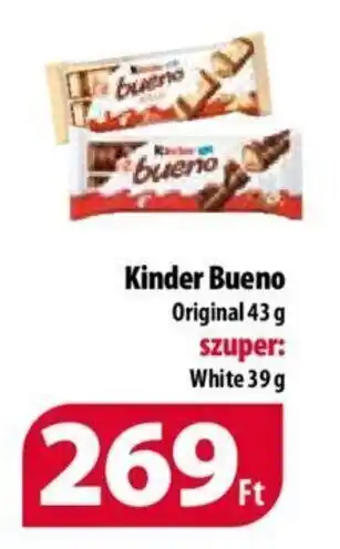 Coop Kinder Bueno 43 / 39 g ajánlat
