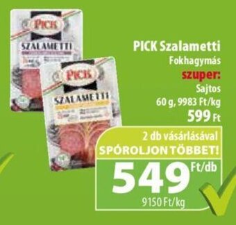 Coop PICK SZALAMETTI 60 g ajánlat