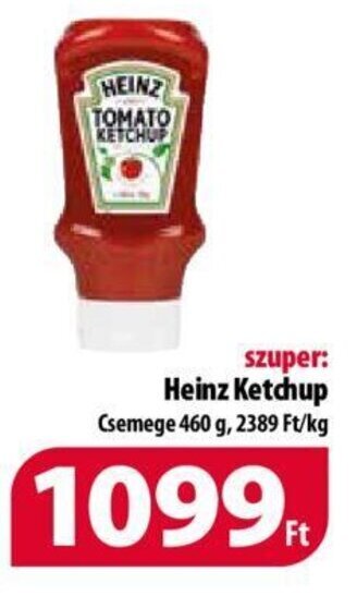 Coop Heinz Ketchup 460 g ajánlat