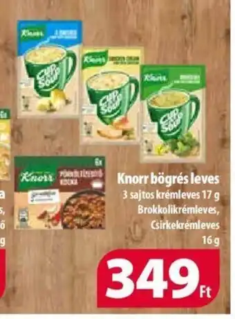 Coop Knorr bögrés leves 17 / 16 g ajánlat
