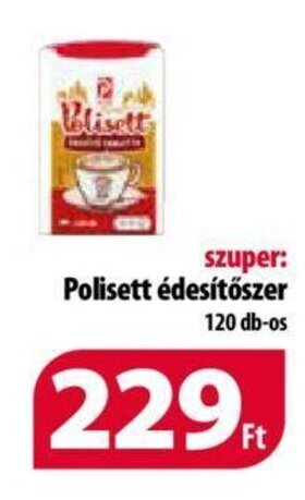Polisett édesítőszer 120 db-os