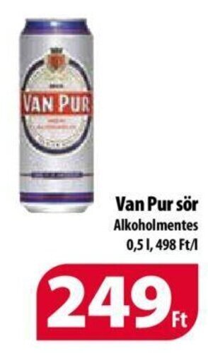 Coop Van Pur sör 0,5 l ajánlat