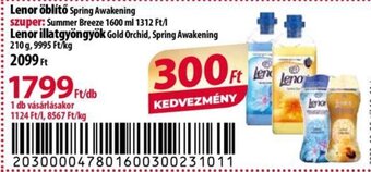 Lenor öblítő stb. 1600 ml / 210 g