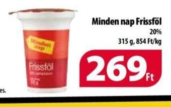 Coop Minden nap Frissföl 315 g ajánlat
