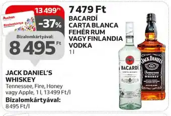Auchan JACK DANIEL'S WHISKEY 1 l ajánlat