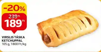 Auchan VIRSLIS TÁSKA KETCHUPPAL 105 g ajánlat