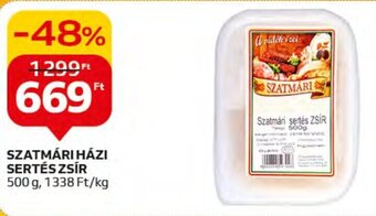 Auchan SZATMÁRI HÁZI SERTÉS ZSÍR 500 g ajánlat