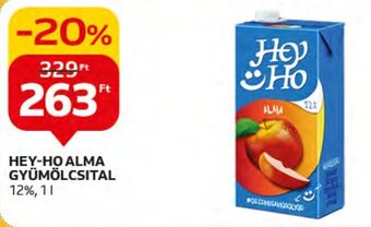 Auchan HEY-HO ALMA GYÜMÖLCSITAL 1 l ajánlat