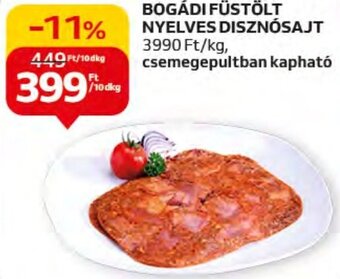 Auchan BOGÁDI FÜSTÖLT NYELVES DISZNÓSAJT, 10dkg ajánlat
