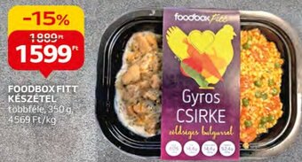 Auchan FOODBOX FITT KÉSZÉTEL, 350g ajánlat