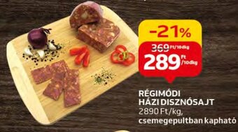Auchan RÉGIMÓDI HÁZI DISZNÓSAJT, 10dkg ajánlat