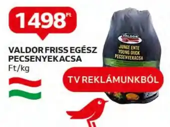 Auchan VALDOR FRISS EGÉSZ PECSENYEKACSA, kg ajánlat