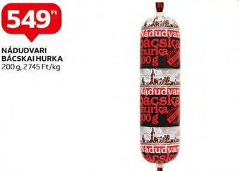 Auchan NÁDUDVARI BÁCSKAI HURKA 200g ajánlat